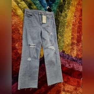 NWT CP high rise crop straight leg jeans juniors 11